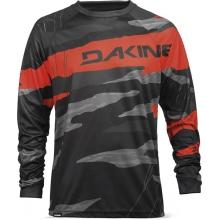 Футболка для велоспорта с длинным рукавом мужская DAKINE Descent Jersey L/S black/blaze